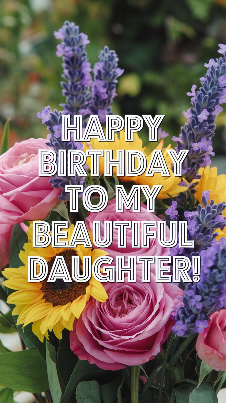 15 Inspirational Birthday Wishes for Your Daughter